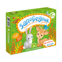 Игра настольная. Заповедник. 48 карточек.