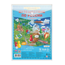 Ходилка в ПАПКЕ. Путешествие по России. 59,5х42 см. ГЕОДОМ