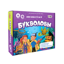 Игра настольная 24х20х5. БУКВОЛОВЫ. Играй с умом.