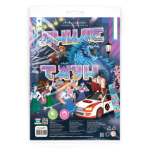Игра-ходилка с фишками. Аниме-таун. 59,5х42 см. ГЕОДОМ