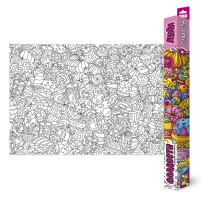 Раскраска-плакат в коробке Дудл. Сладости. Серия Большая раскраска. 101х69 см. Раскраска-плакат в коробке Дудл. Сладости. Серия Большая раскраска. 101х69 см.