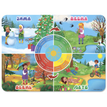 Настольное покрытие. Времена года. А3