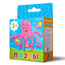 Пазл-макси в коробке с подвесом. Осьминог. 16 деталей.