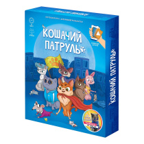 Игра настольная 32х26х4. КОШАЧИЙ ПАТРУЛЬ с доп.реальностью. Игры для компании.