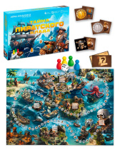 Игра-ходилка в коробке с карточками. Тайна пиратского клада 