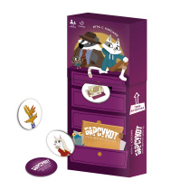 Игра с кэпсами 18х11х3,5. Забавные игры. БАРСУКОТ. Очень зверский детектив.