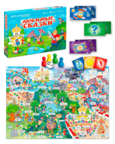 Игра-ходилка в коробке с карточками. Любимые сказки 