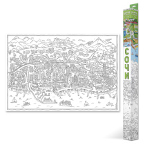 Раскраска-плакат в коробке. Сочи. Серия Большая раскраска. 101х69 см. Раскраска-плакат в коробке. Сочи. Серия Большая раскраска. 101х69 см.