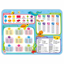 Настольное покрытие. Весёлая математика. А3